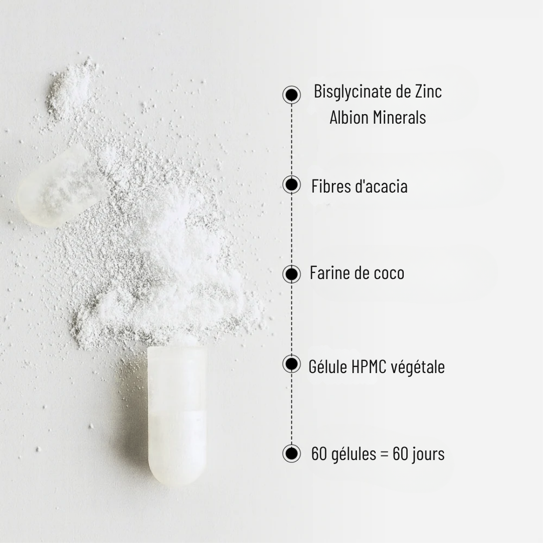 Zinkbisglycinaat TRAACS® van Albion Minerals - 60 plantaardige capsules